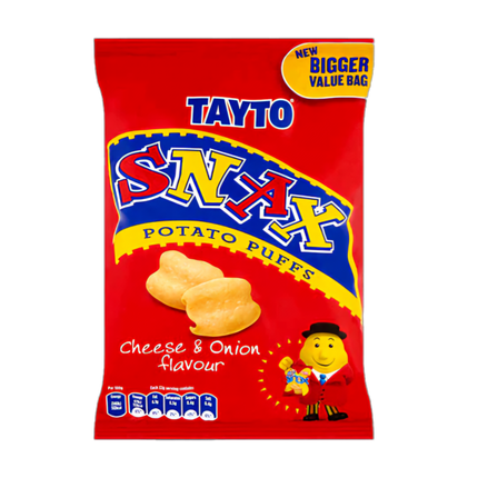 Tayto Snax Cheese & Onion 26G ( BB 13/08/2024 )