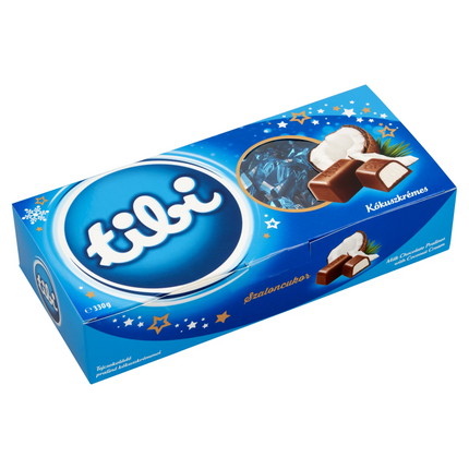 TIBI Milk Chocolate Bar Filled with Coconut Cream 330G ( BB 28/05/2025 )