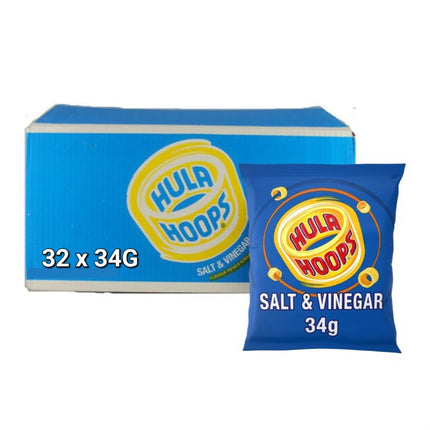 Hula Hoops Salt & Vinegar 34G ( BB 23/11/2024 )