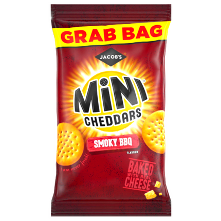 Jacob's Mini Cheddars Smoky BBQ 45G ( BB 22/06/2024 )