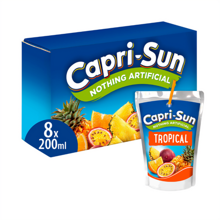 Capri-Sun Tropical 8 x 200ml 8 Pack ( BB 30/04/2025 )