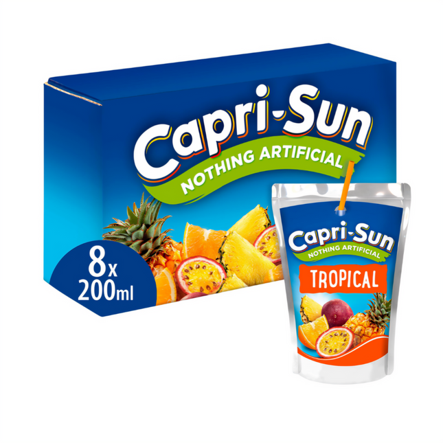Capri-Sun Tropical 8 x 200ml 8 Pack ( BB 22/02/2026 )