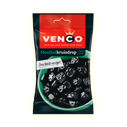 Venco Menthol Kruisdrop 120G ( BB 03/06/2025 )