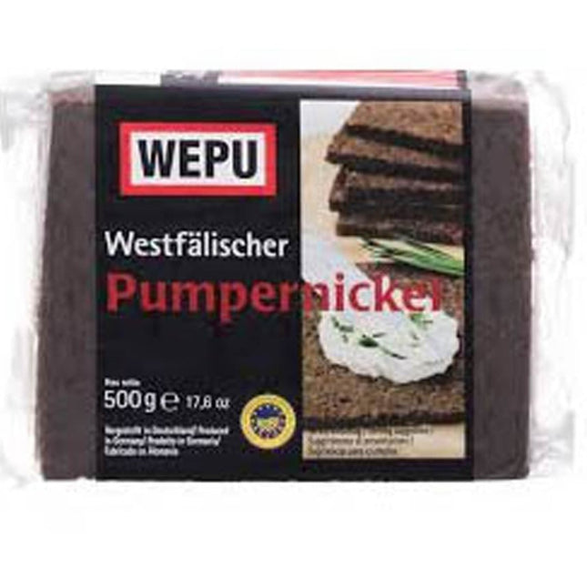 Wepu Pumpernickel Wholemeal 500G ( BB 30/10/2026 )