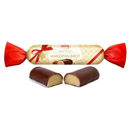 Zentis Dark Chocolate Coated Marzipan Bar 100G ( BB 31/08/2025 )