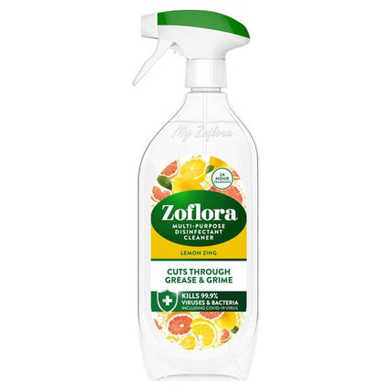 Zoflora Multipurpose Disinfectant Lemon Zing Spray 800ml