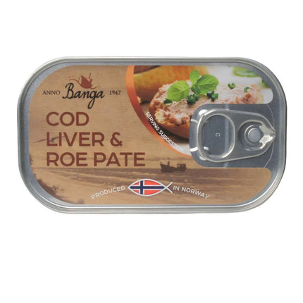 Banga Cod Liver & Roe Pate 120g ( BB 01/2026 )