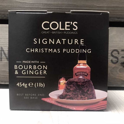 Cole's Signature Christmas Pudding Bourbon & Ginger 454G UK ( BB 06/2025 )