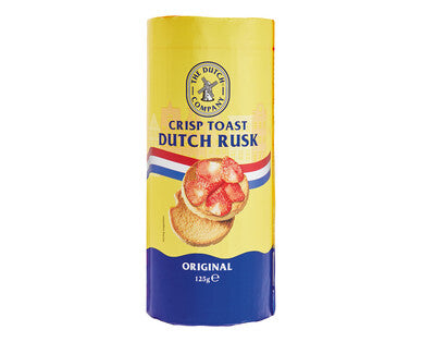 The Dutch Company Toasted Rusks 125G ( BB 03/2025 )