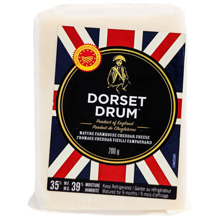 Dorset Drum Mature Farmhouse Cheddar 200G ( BB 09/12/2024 )* Refrigerated items are for local pick-up or deliveries less than 8 km from our Moorabbin store only )