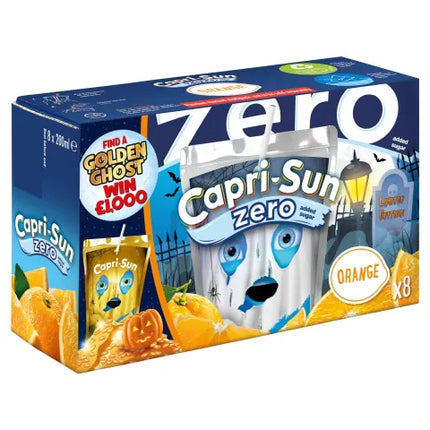 Capri-Sun Orange Zero Sugar 8 x 200ml 8 Packs ( BB 30/04/2025 )