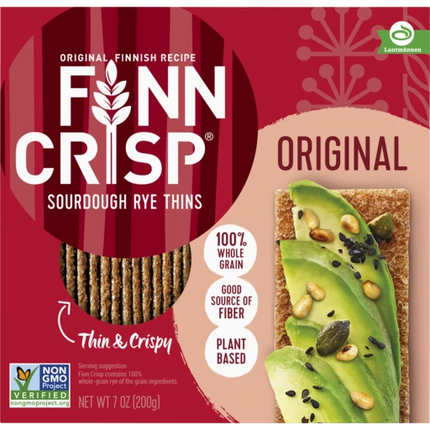 Finn Crisp Original Sourdough Rye Thins 200G ( BB 30/04/2025 )