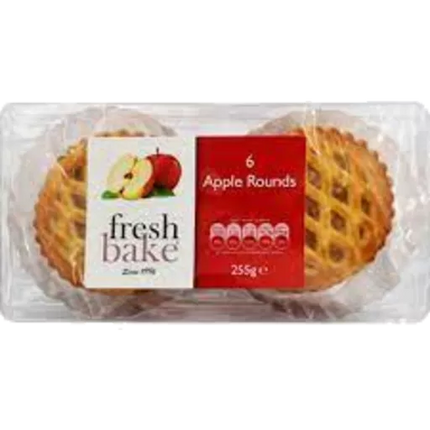 Freshbake 6 Apple Rounds 255g ( BB 01/2025 )