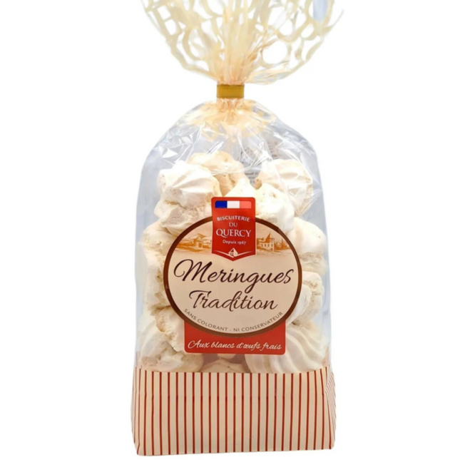 Biscuiterie Du Quercy Meringues Traditional France Candy 140G ( BB 03/03/2026 )