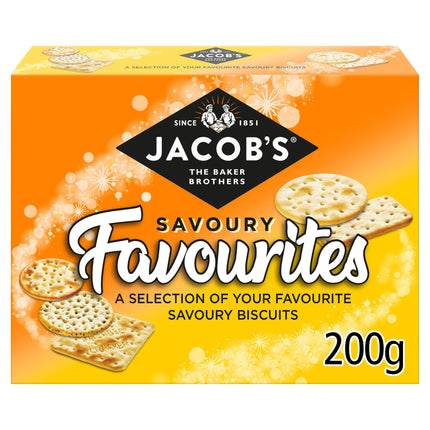 Jacob's Savoury Favourites 200G ( BB 20/04/2024 )