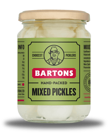 Bartons Mixed Pickles 439G ( BB 31/10/2026 )