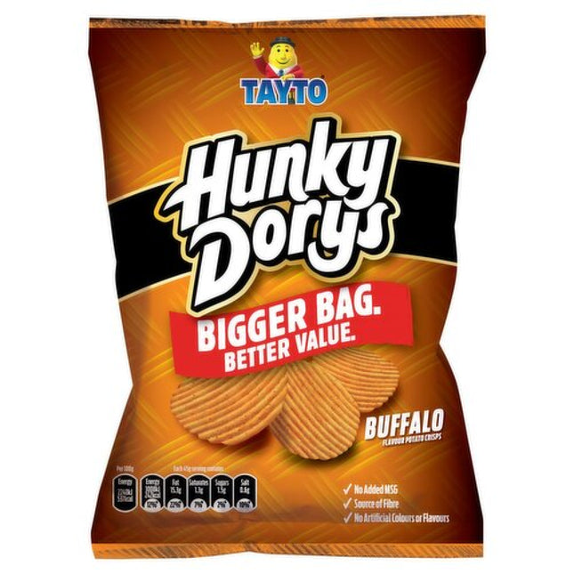 Tayto Hunky Dorys Buffalo Crisps Bigger Bag 45G ( BBD 26/10/2026 )