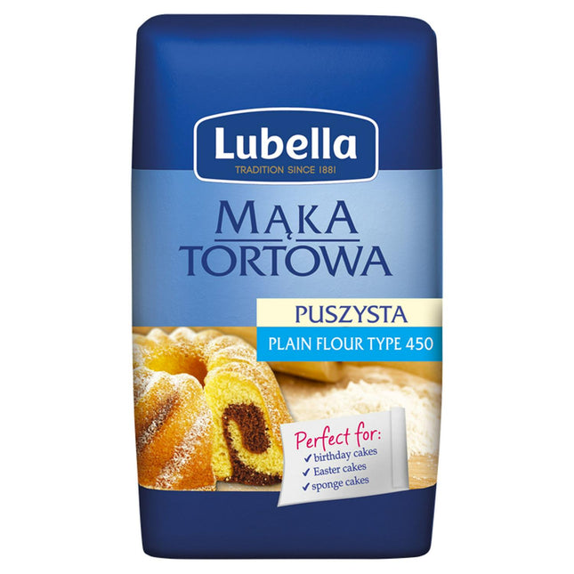 Lubella Tortowa Pluffy Cake Flour Type 450 1Kg ( BB 30/11/2026 )