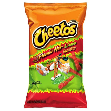 Cheetos Flaming Hot Limon Crunchy 8oz 226.80G ( BB 31/01/2026 )