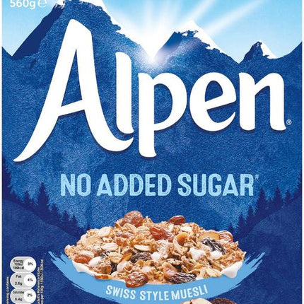 Alpen Muesli No Sugar Added 560G ( BB 21/10/2026 )