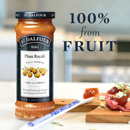 St. Dalfour Fruit Spread Plum Royal 284G ( BB 11/06/2027 ) ☆ Buy 11 get 1 Free ☆