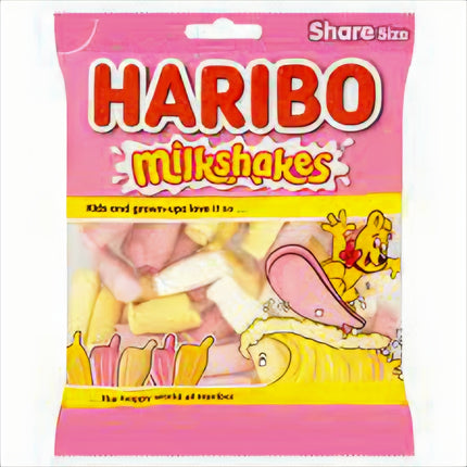 Haribo Milkshakes Gummi Candy 140G ( BB 28/02/2027 )