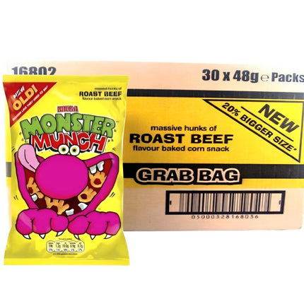 Monster Munch Roast Beef Grab Bag 40G ( BB 24/01/2026 )