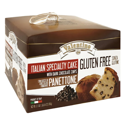 Valentino Gluten-Free Panettone with Dark Chocolate Chips 500G ( BB 30/03/2026 )