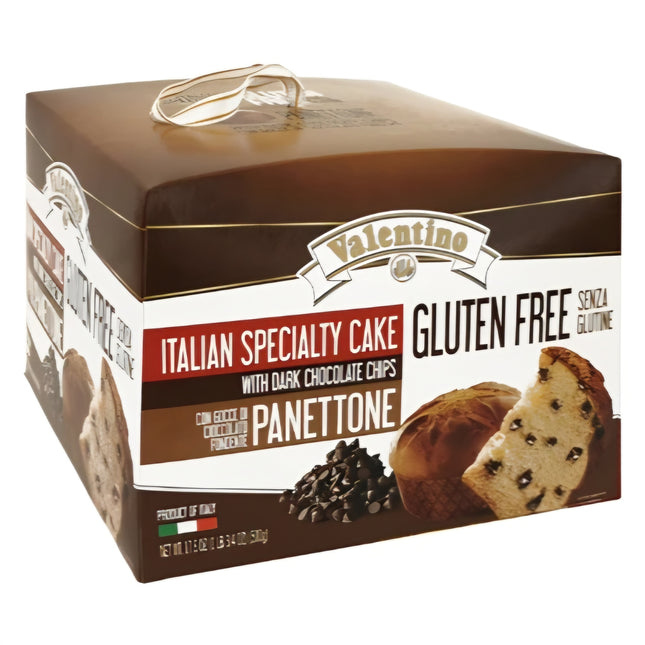 Valentino Gluten-Free Panettone with Dark Chocolate Chips 500G ( BB 30/03/2026 )