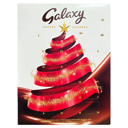Galaxy Advent Calendar Smooth Milk Chocolate Christmas Gift 110G ( BB 22/02/2026 )