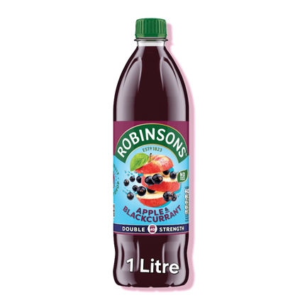 Robinsons Double Strength Apple & Blackcurrant 1 litre ( BBD 31/05/2027 )