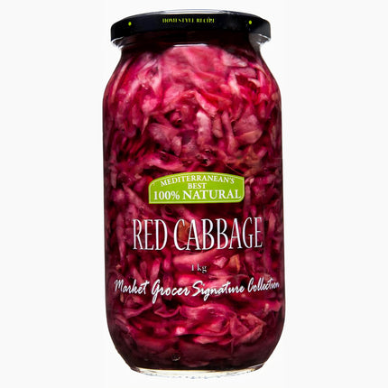 The Market Grocer Red Cabbage 1Kg ( BB 30/12/2028 )