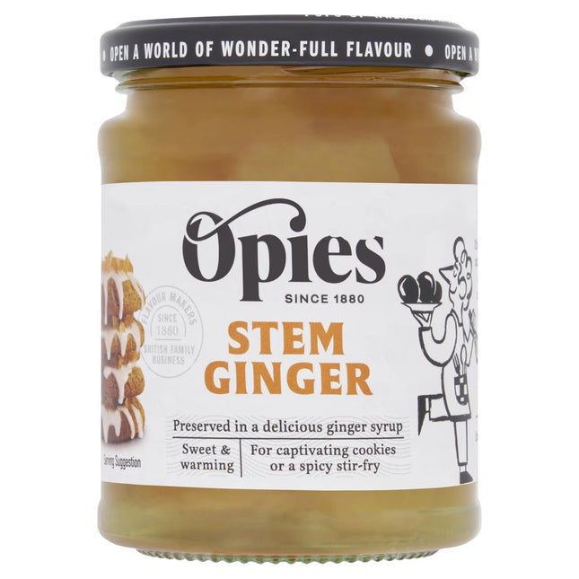 Opies Stem Ginger in Syrup 280G ( BBD 30/04/2028) ☆ Buy 11 get 1 Free ☆
