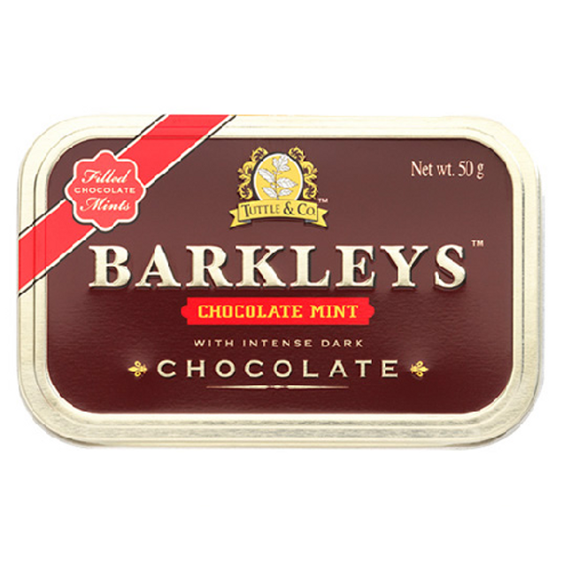 Barkleys Chocolate Mint Tin 50G ( BB 12/2026 )