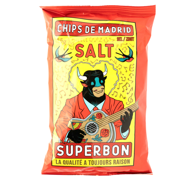 Superbon Salt Potato Chips 135G ( BB 04/11/2026 )