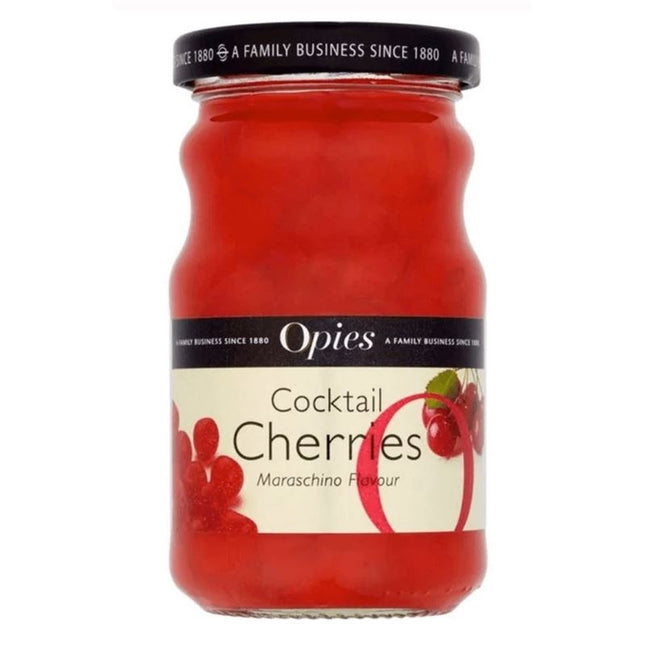 Opies Maraschino Cocktail Cherries with Stem 225G ( BB 30/08/2027 )