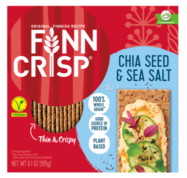 Finn Crisp Chia Seed & Sea Salt 195G ( BB 01/04/2026 )