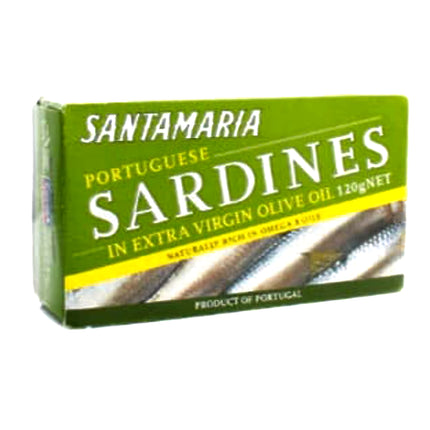 Santamaria Sardines in Extra Virgin Olive Oil 120G ( BBD 31/08/2030 )