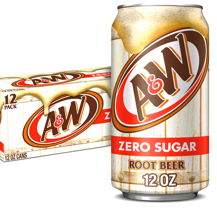 A&W Root Beer Zero Sugar 355ML ( BB 31/03/2027 )
