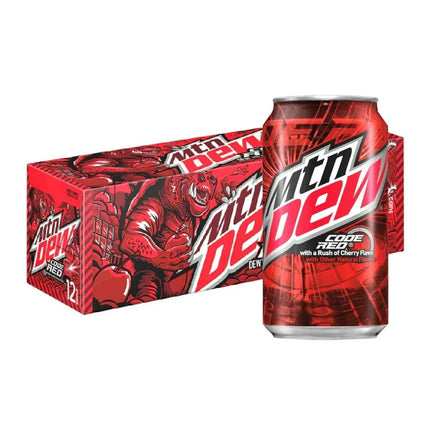 Mountain Dew Code Red Cherry Soda 355ml ( BB 23/06/2026 )