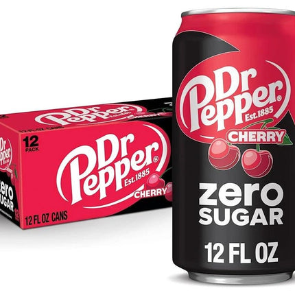 Dr Pepper Cherry Zero Sugar 355ML ( BB 31/12/2026 )