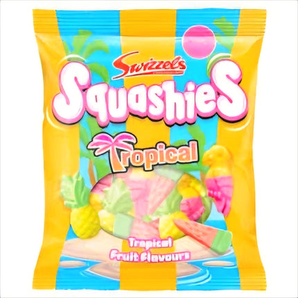 Swizzels Squashies Tropical Fruit Flavours 100G ( BBD 01/09/2027 )  ☆ Buy 11 get 1 Free ☆