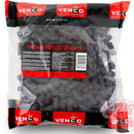 Venco Black Chalk Licorice 1kg ( BB 10/12/2026 )
