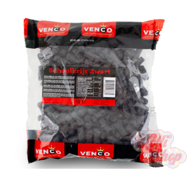 Venco Black Chalk Licorice 1kg ( BB 10/12/2026 )