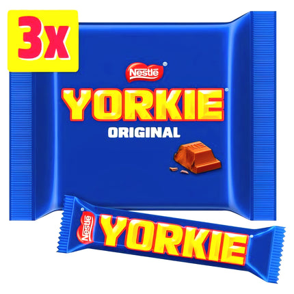 Nestle Yorkie Milk Chocolate 3 Packs 3 x 46G ( BB 30/09/2026 )