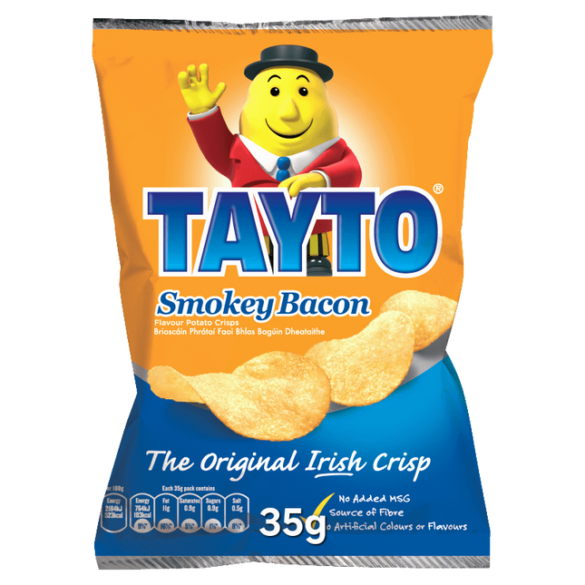Tayto Smoky Bacon Flavour 35G ( BB 20/03/2026 )