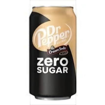 Dr Pepper Cream Soda Zero Sugar 355ml ( BB 30/01/2026 )