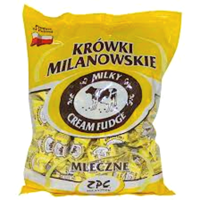 Krowki Milanowskie Milky Cream Fudge 1 KG ( BBD 18/08/2027 )