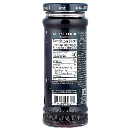 St. Dalfour Blackcurrant Jam 284G ( BB 18/06/2027 )