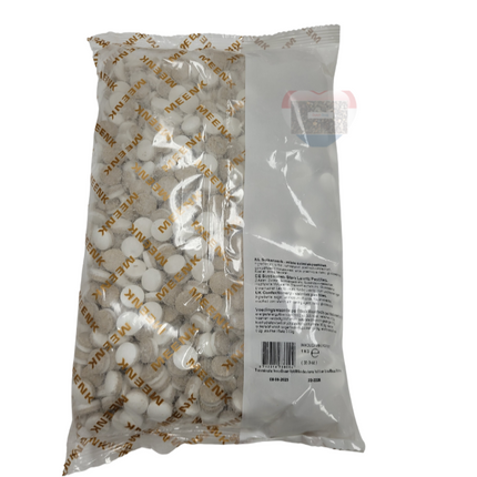 Meenk Suikerwerk TV Salmiak Pastilles 1 KG ( BB 18/11/2027 )